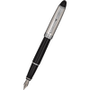 Aurora Ipsilon Fountain Pen - Black (Quadra Pattern)-Pen Boutique Ltd