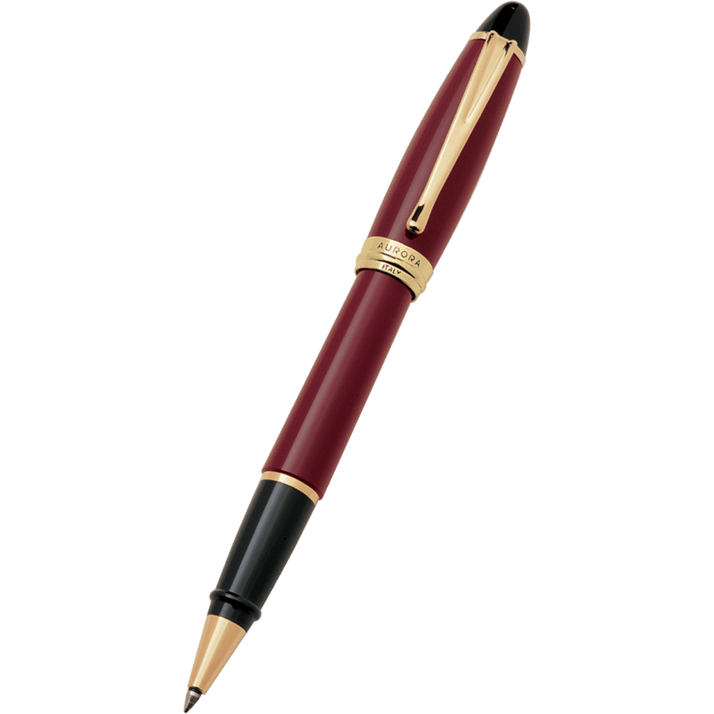 Aurora Ipsilon Resin Rollerball Pen - Bordeaux-Pen Boutique Ltd