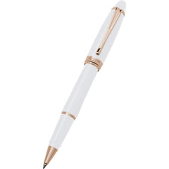 Aurora Ipsilon Rollerball Pen - Seasons - Winter White - Rose Gold Trim-Pen Boutique Ltd