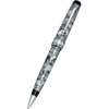 Aurora Optima Auroloide Ballpoint Pen - Nero Perla - Silver Trim - Pen Boutique Ltd