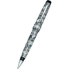 Aurora Optima Auroloide Ballpoint Pen - Nero Perla - Silver Trim-Pen Boutique Ltd