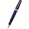 Aurora Optima Auroloide Fountain Pen - Blue - Gold Trim-Pen Boutique Ltd
