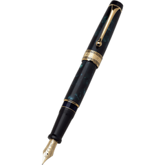 Aurora Optima Auroloide Fountain Pen - Emerald Green - Gold Trim-Pen Boutique Ltd