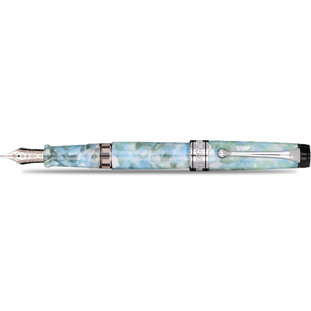 Aurora Optima Fountain Pen - Luce Verde Caleidoscope-Pen Boutique Ltd