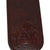 Yak Leather Premium Leather One Pen Pouch with Flap Brown-Pen Boutique Ltd