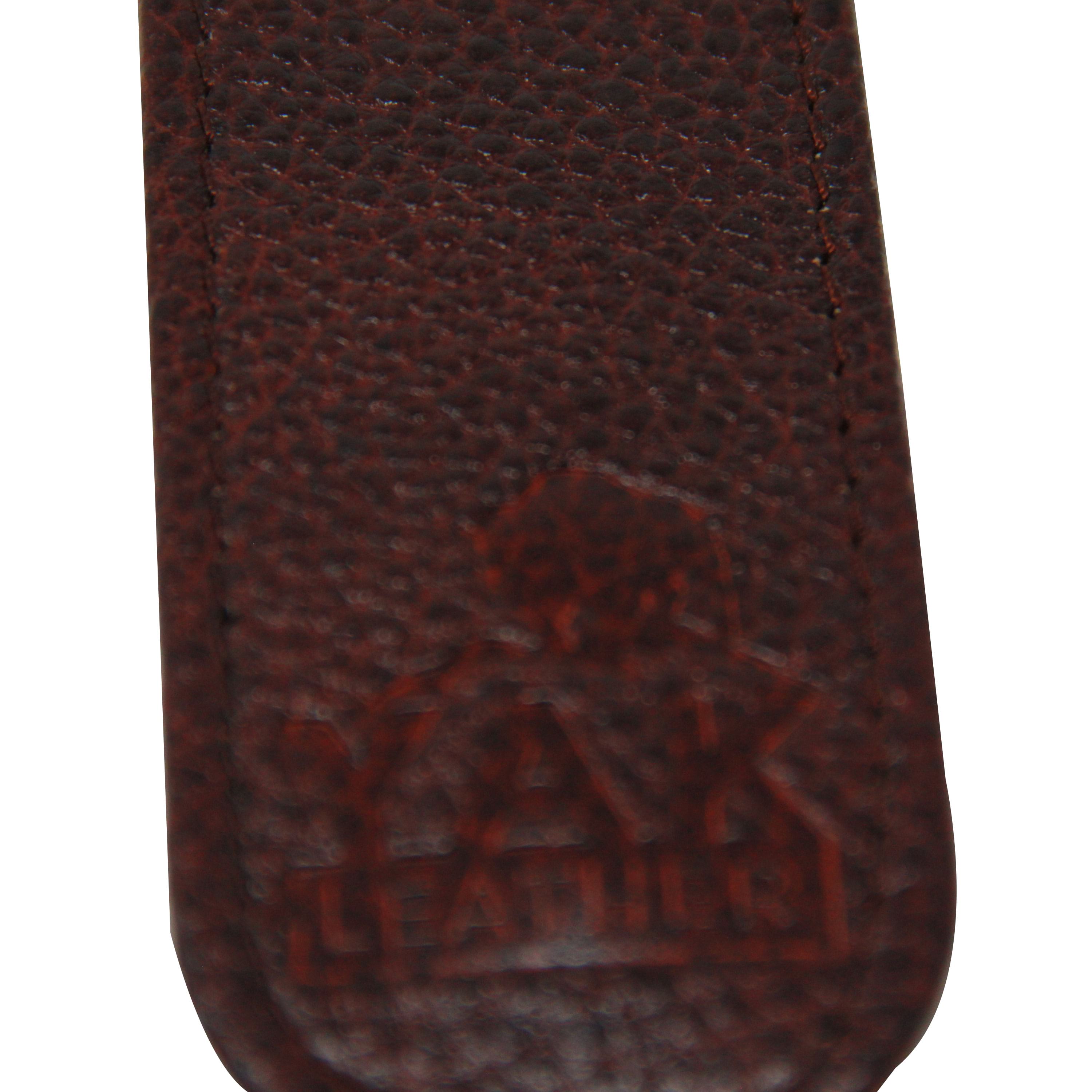 Yak Leather Premium Leather One Pen Pouch with Flap Brown-Pen Boutique Ltd