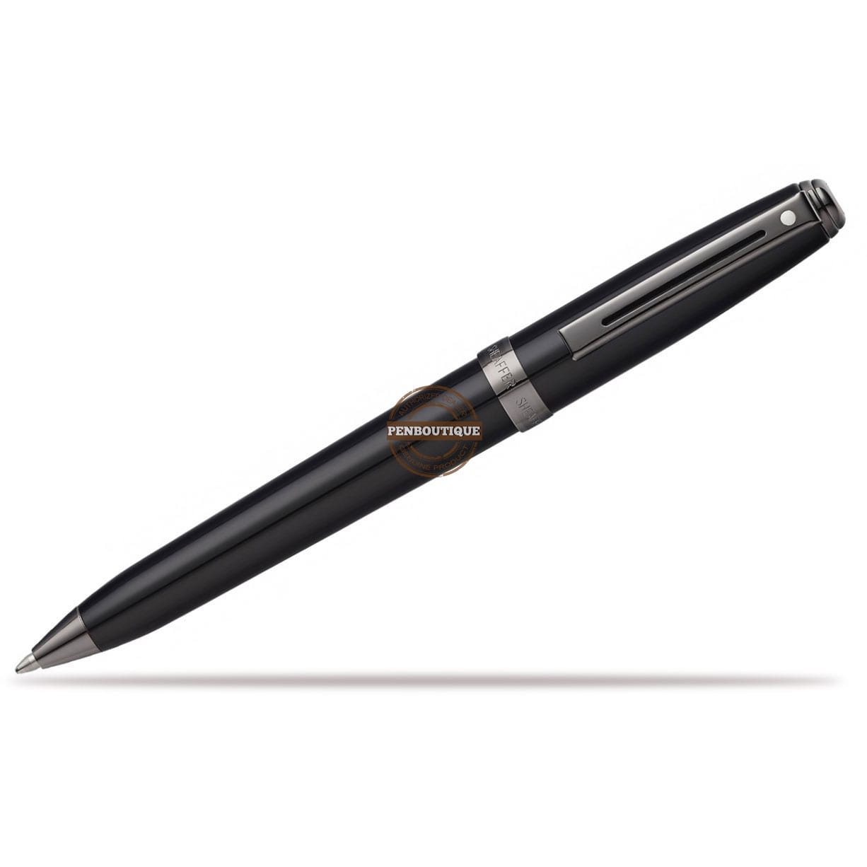 Sheaffer Prelude Gloss Black with Gunmetal Trim Ballpoint Pen-Pen Boutique Ltd