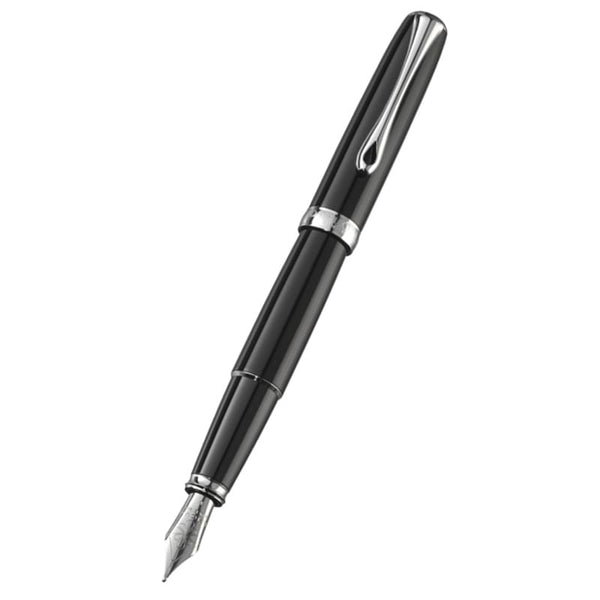 Diplomat Excellence A2 Fountain Pen - Black Lacquer-Pen Boutique Ltd