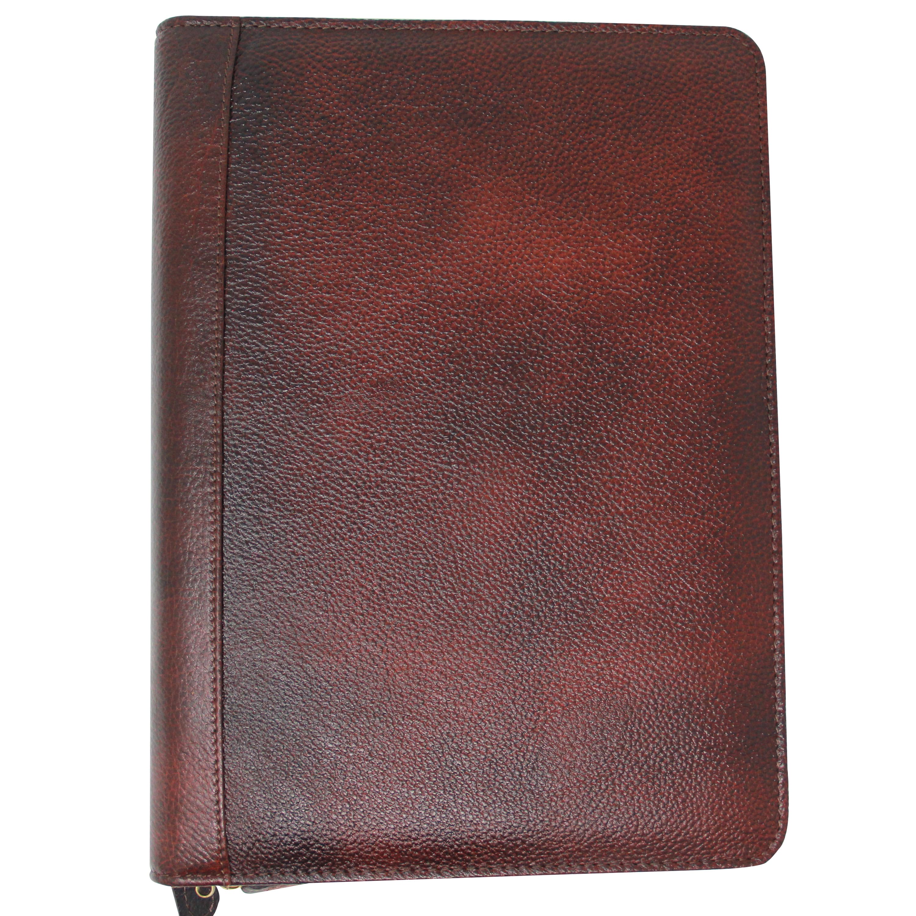 Yak Leather Premium Leather 24 Pen Case Brown-Pen Boutique Ltd