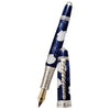 David Oscarson Seaside Fountain Pen - Limited Edition - Ocean Blue/White-Pen Boutique Ltd