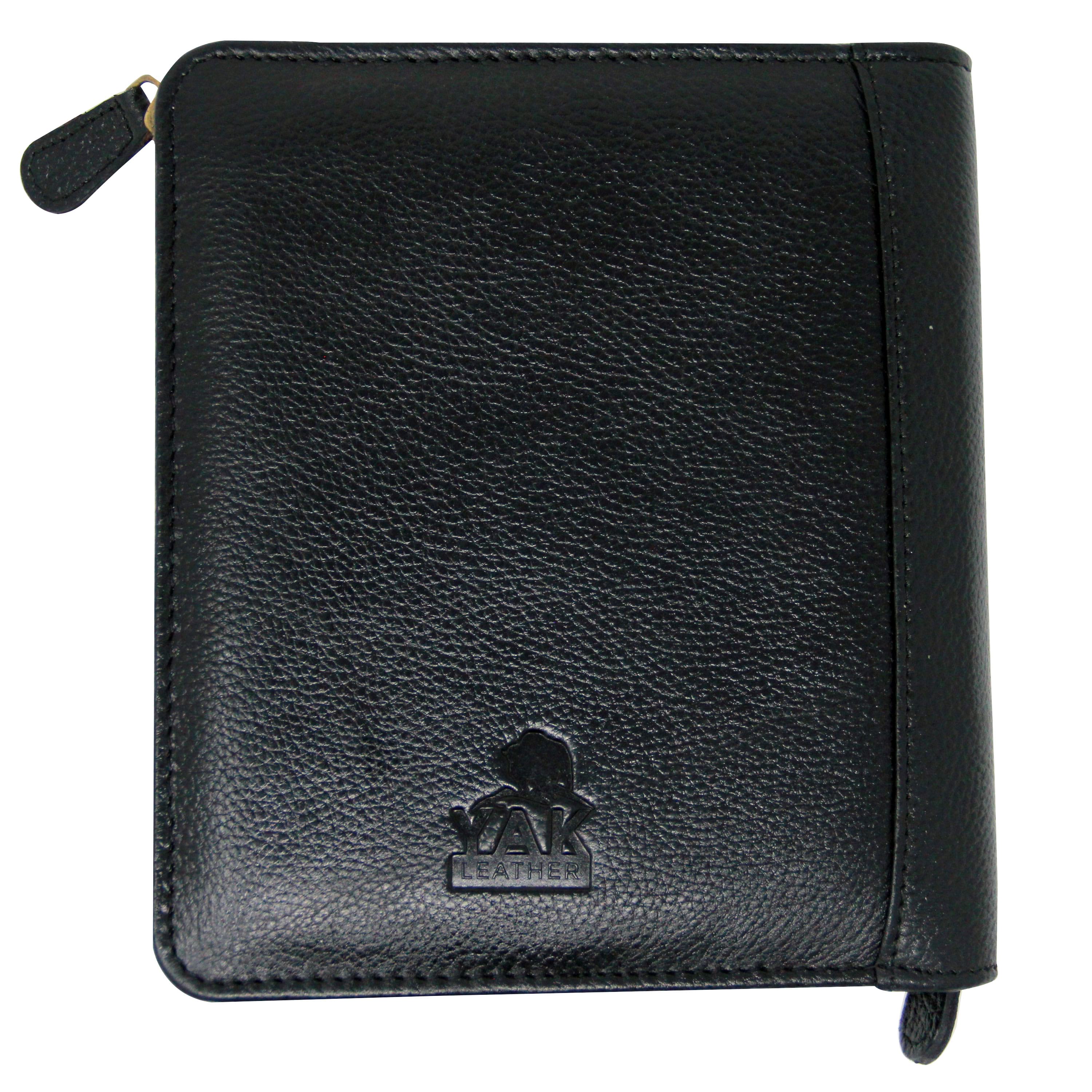 Yak Leather Premium Leather 12 Pen Case Black-Pen Boutique Ltd