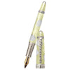 David Oscarson Seaside Fountain Pen - Limited Edition - Sunshine Yellow/White-Pen Boutique Ltd