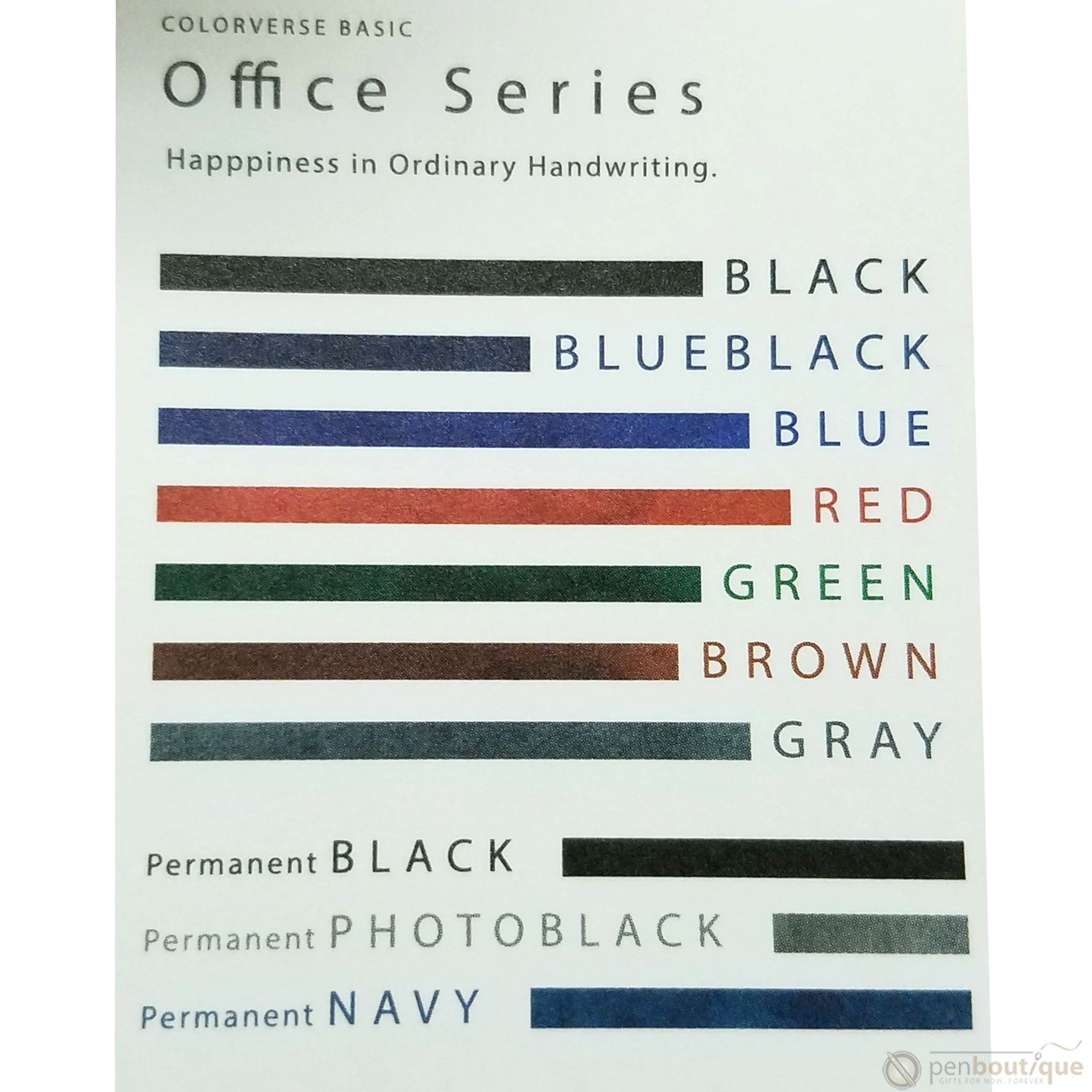 Colorverse Ink - Office Series - Permanent Navy - 30ml-Pen Boutique Ltd