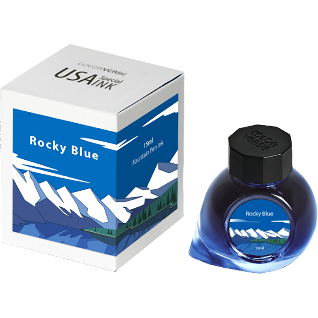 Colorverse USA Special Ink Bottle - Colorado (Rocky Blue) - 15 ml-Pen Boutique Ltd