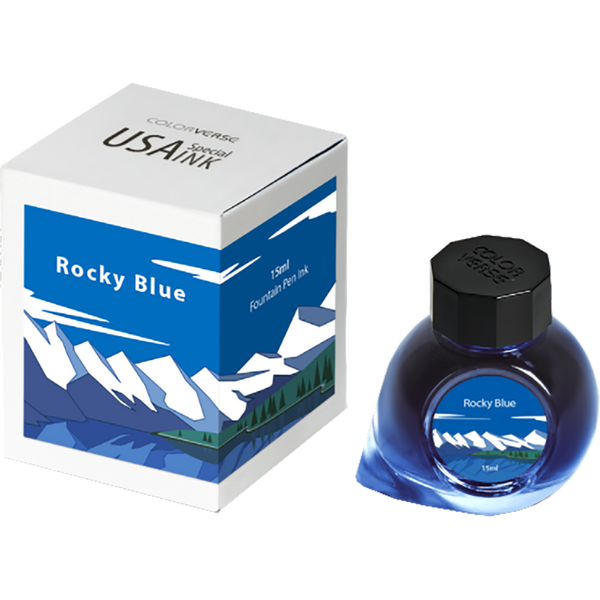 Colorverse USA Special Ink Bottle - Colorado (Rocky Blue) - 15 ml-Pen Boutique Ltd