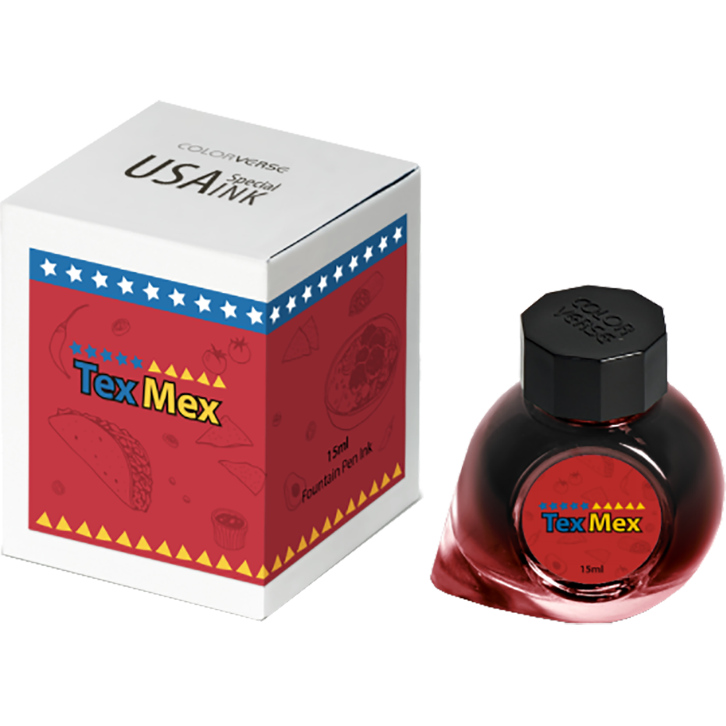 Colorverse USA Special Ink Bottle - Texas (Tex Mex) - 15 ml-Pen Boutique Ltd