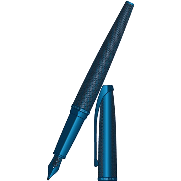 Cross ATX Fountain Pen - Dark Blue-Pen Boutique Ltd