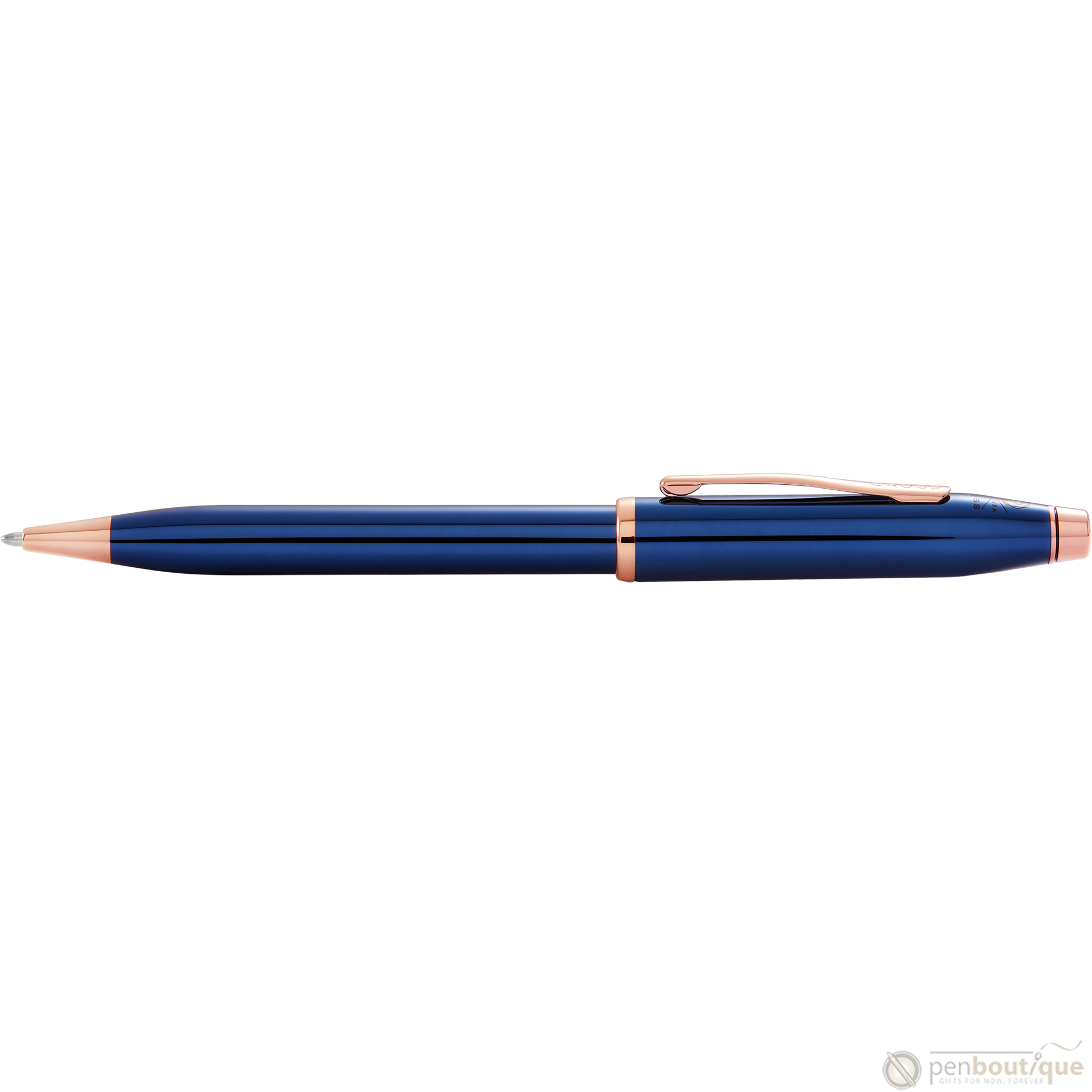 Cross Century II Ballpoint Pen - Translucent Blue-Pen Boutique Ltd