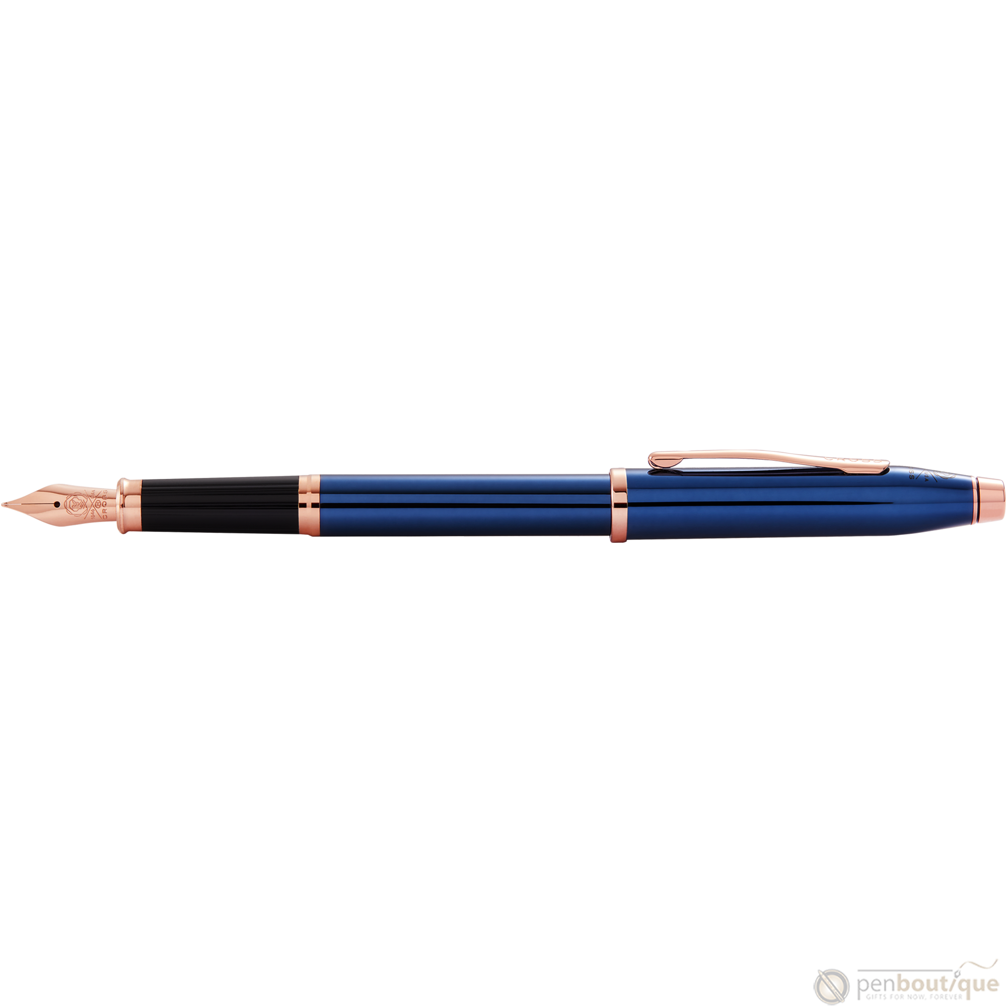 Cross Century II Fountain Pen - Translucent Blue-Pen Boutique Ltd
