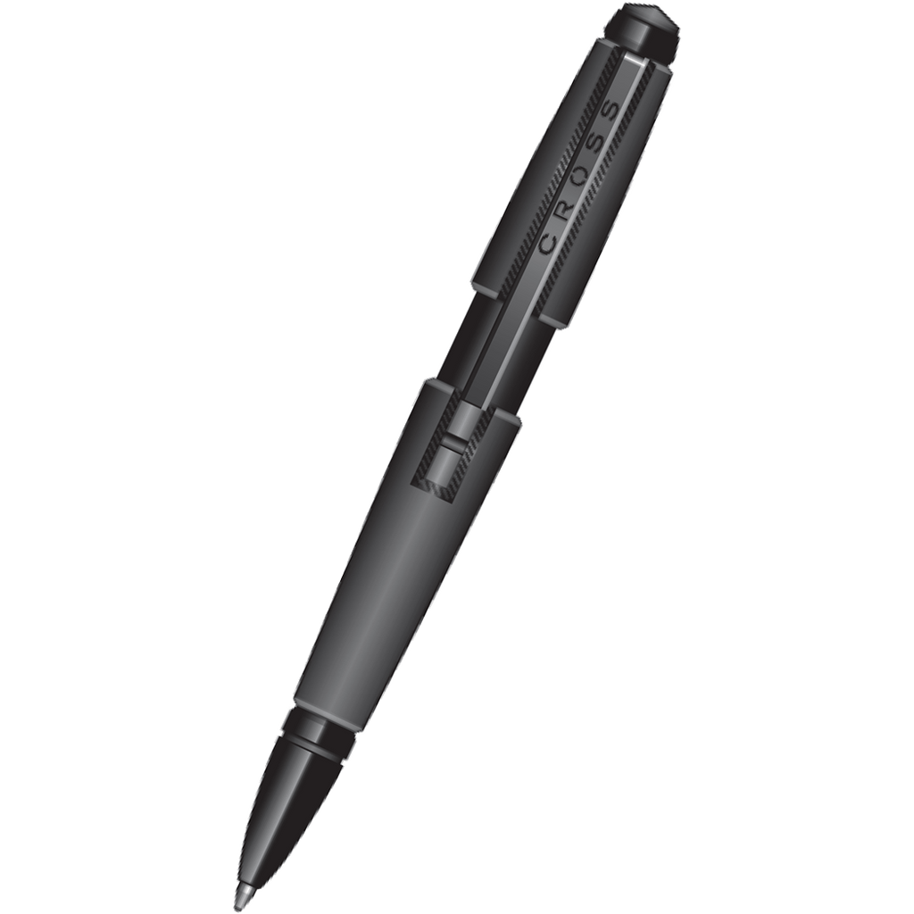 Cross Edge Rollerball Pen - Matte Black-Pen Boutique Ltd
