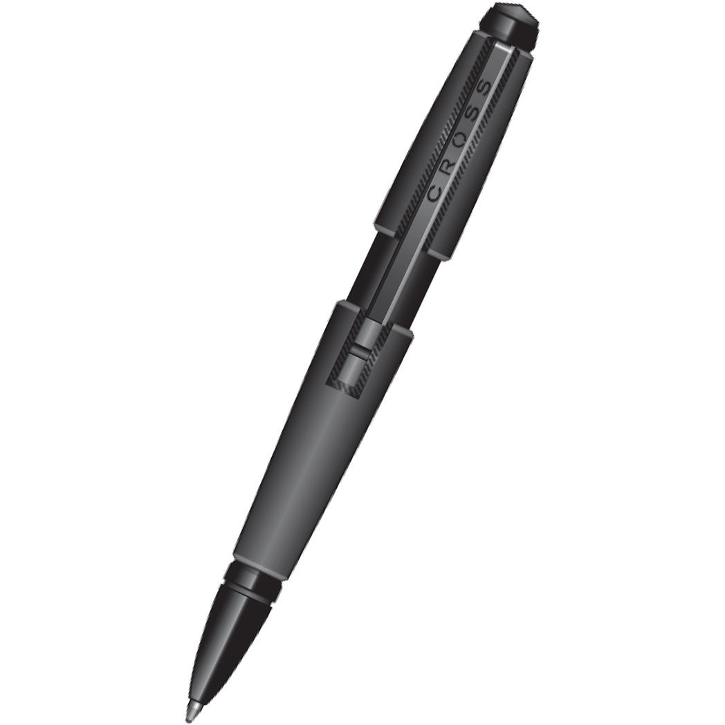 Cross Edge Rollerball Pen - Matte Black-Pen Boutique Ltd