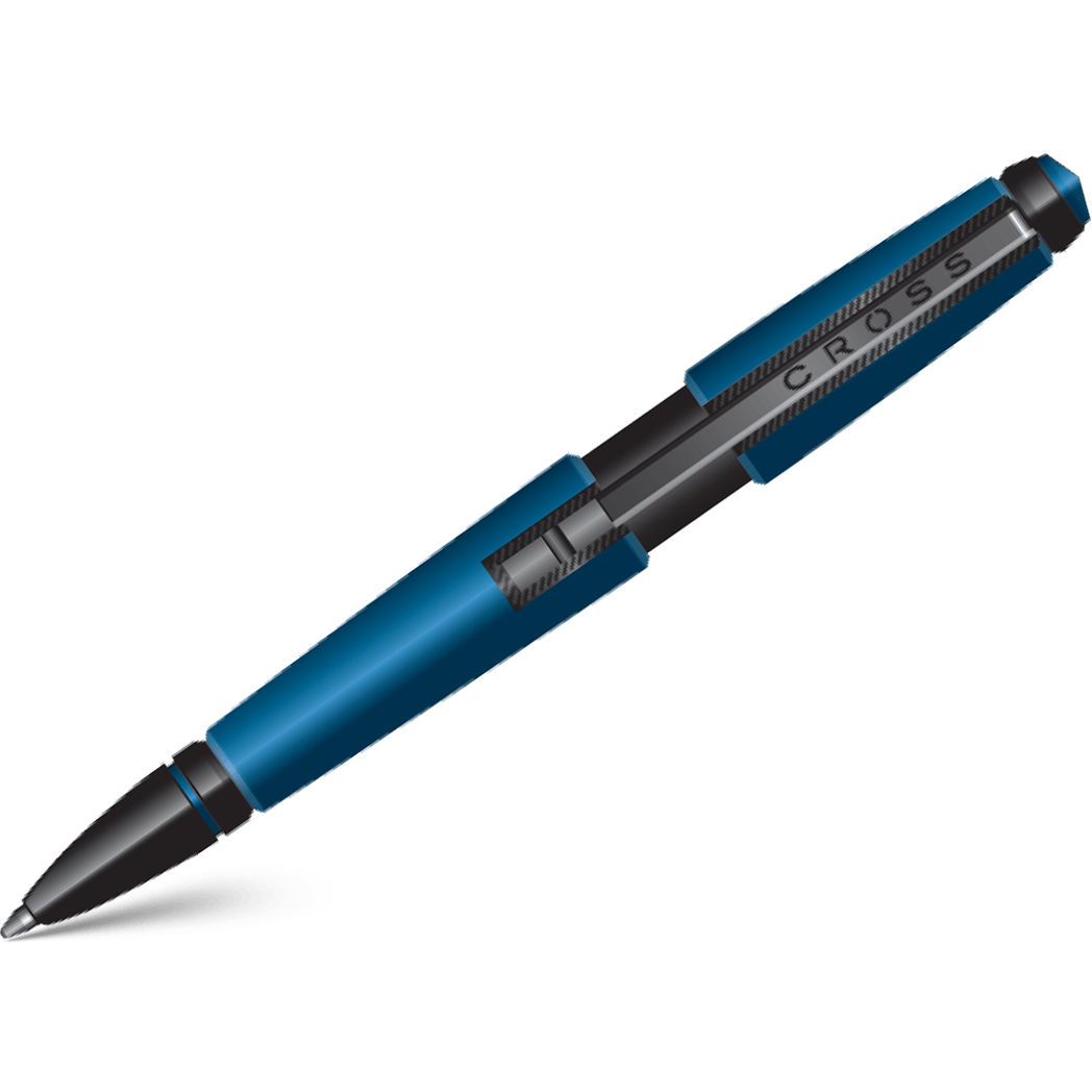 Cross Edge Rollerball Pen - Matte Blue-Pen Boutique Ltd