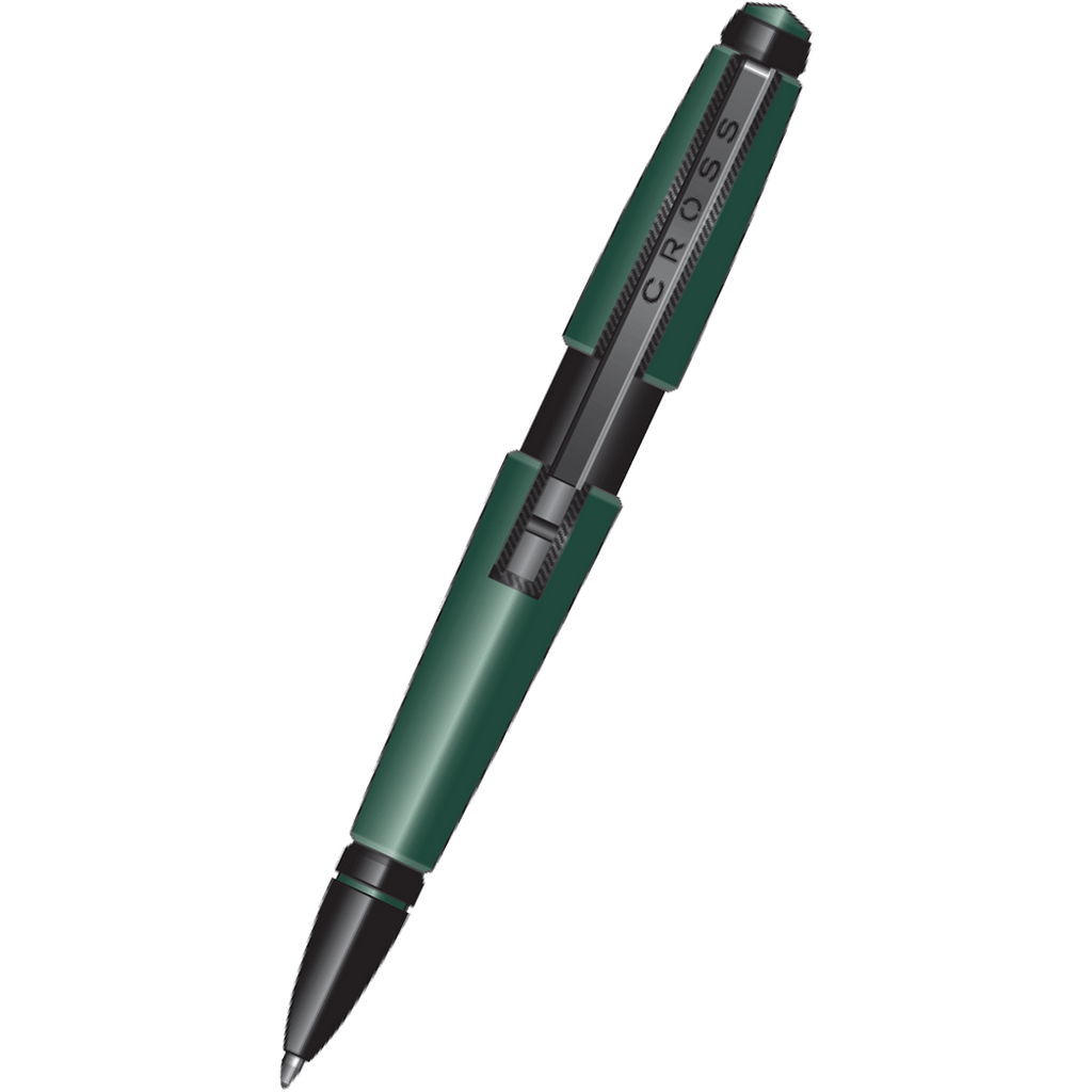 Cross Edge Rollerball Pen Matte Green Pen Boutique Ltd