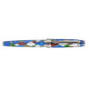 David Oscarson Harlequin Rollerball Pen - Sapphire Blue - Pen Boutique Ltd