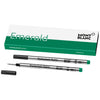 Montblanc Rollerball Refill - Emerald Green - Medium (2 Per Pack) - Pen Boutique Ltd