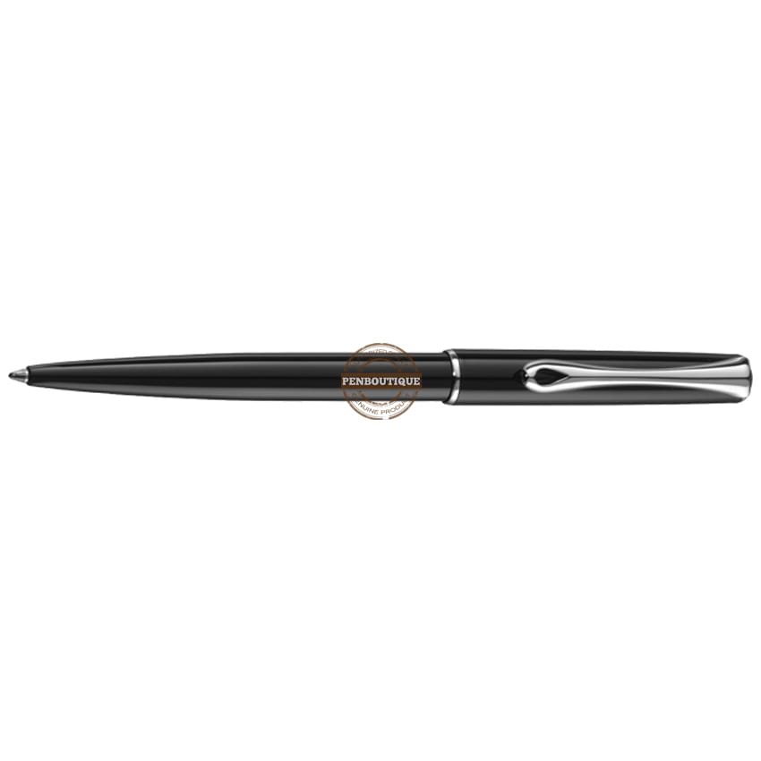 Diplomat Traveller EasyFLOW Ballpoint Pen - Black Lacquer-Pen Boutique Ltd