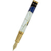 David Oscarson Golden Spike Fountain Pen - Sapphire Blue-Pen Boutique Ltd