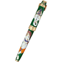 David Oscarson Lord Ganesha Rollerball Pen - Emerald Green-Pen Boutique Ltd