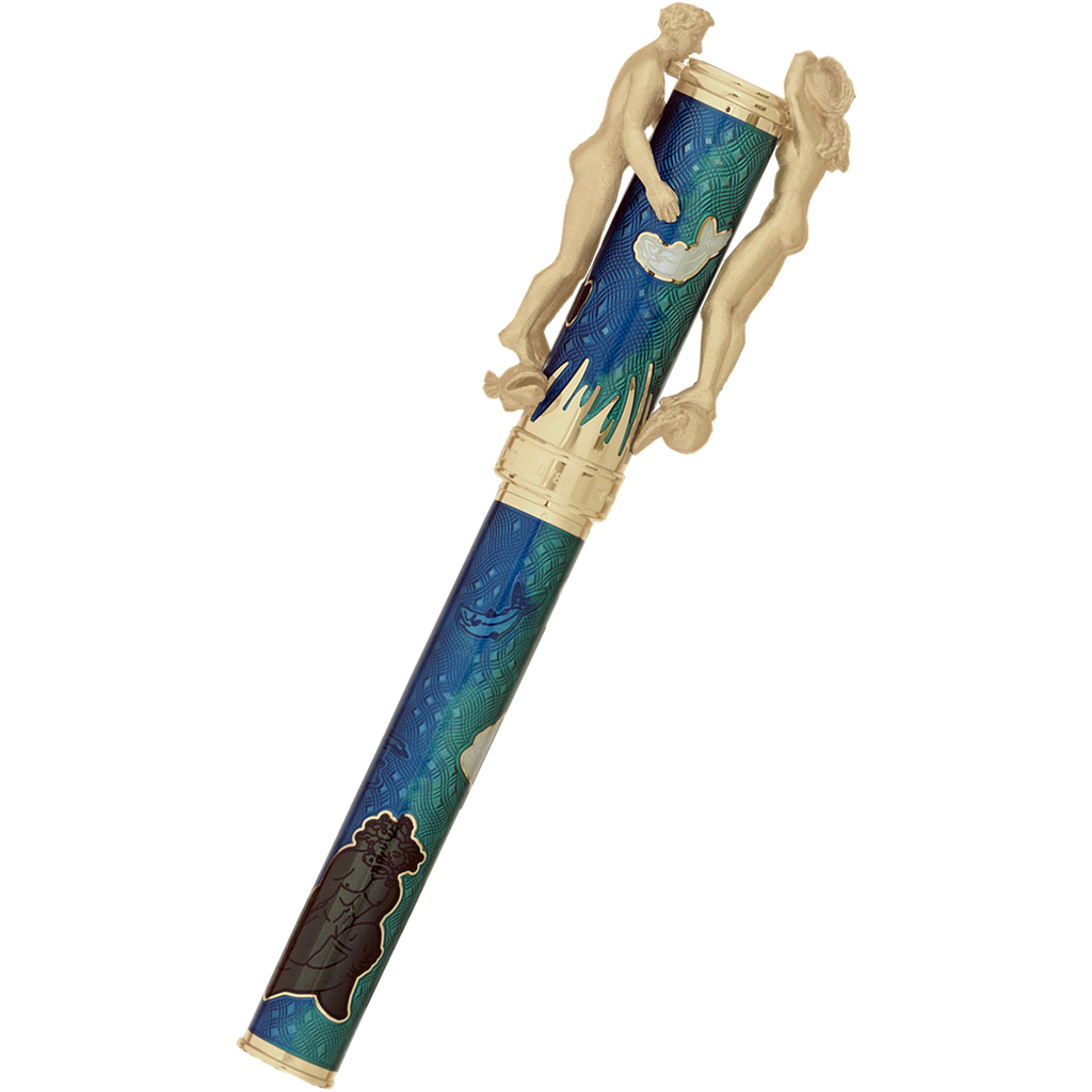 David Oscarson Marriage of the Waters Rollerball Pen - Teal-Pen Boutique Ltd
