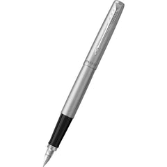 Parker Jotter Fountain Pen - Chrome Trim - Stainless Steel-Pen Boutique Ltd