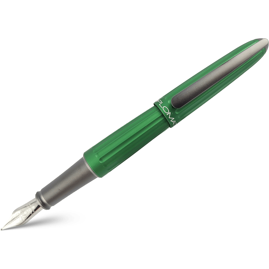 Diplomat Aero Fountain Pen - Green - 14K Nib-Pen Boutique Ltd