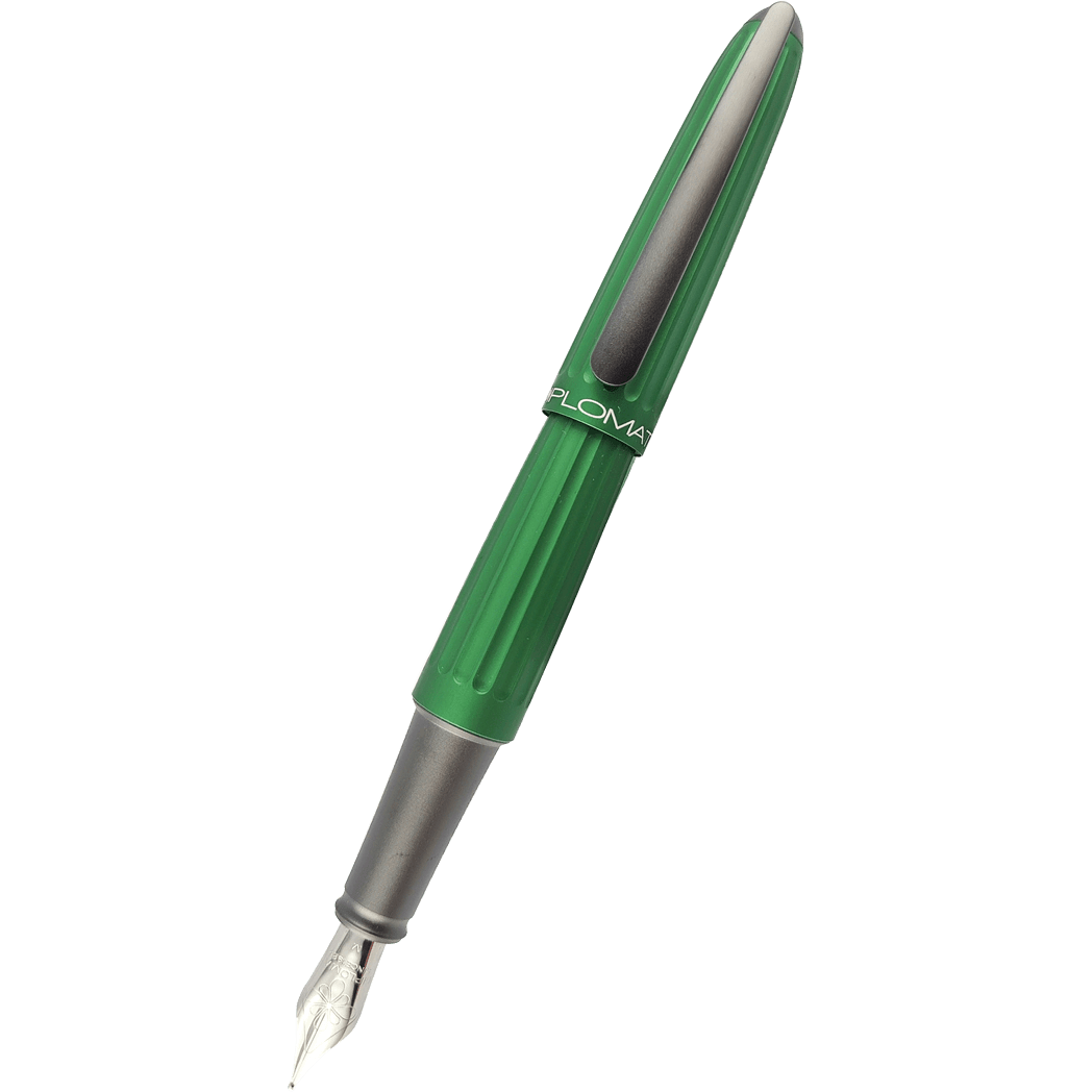 Diplomat Aero Fountain Pen - Green - 14K Nib-Pen Boutique Ltd
