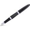 Diplomat Aero Fountain Pen - Stripes Black-Pen Boutique Ltd
