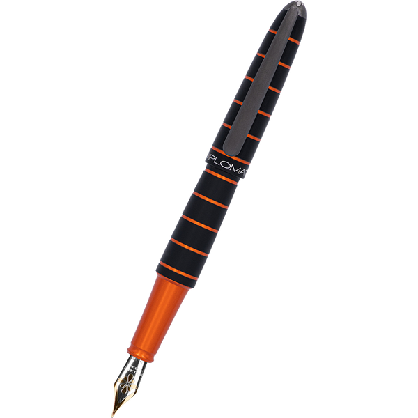 Diplomat Elox Ring Fountain Pen - Black - 14K Gold Nib-Pen Boutique Ltd