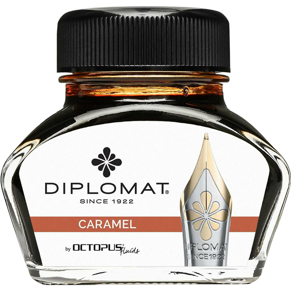 Diplomat Ink Bottle - Caramel Brown - 30 ml-Pen Boutique Ltd