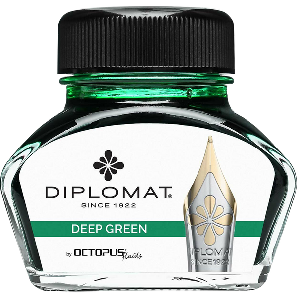 Diplomat Ink Bottle - Deep Green - 30 ml-Pen Boutique Ltd
