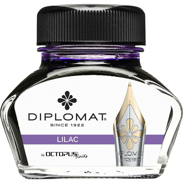 Diplomat Ink Bottle - Lilac - 30 ml-Pen Boutique Ltd