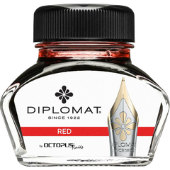 Diplomat Ink Bottle - Red - 30 ml-Pen Boutique Ltd
