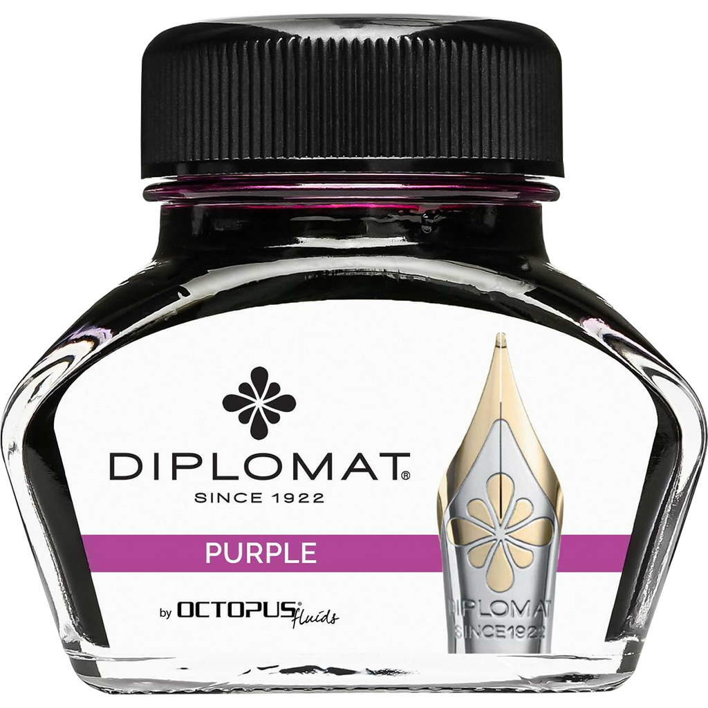Diplomat Ink Bottle - Violet - 30 ml-Pen Boutique Ltd
