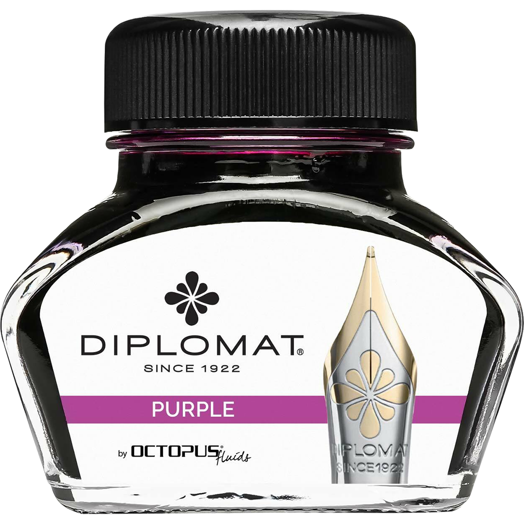 Diplomat Ink Bottle - Violet - 30 ml-Pen Boutique Ltd