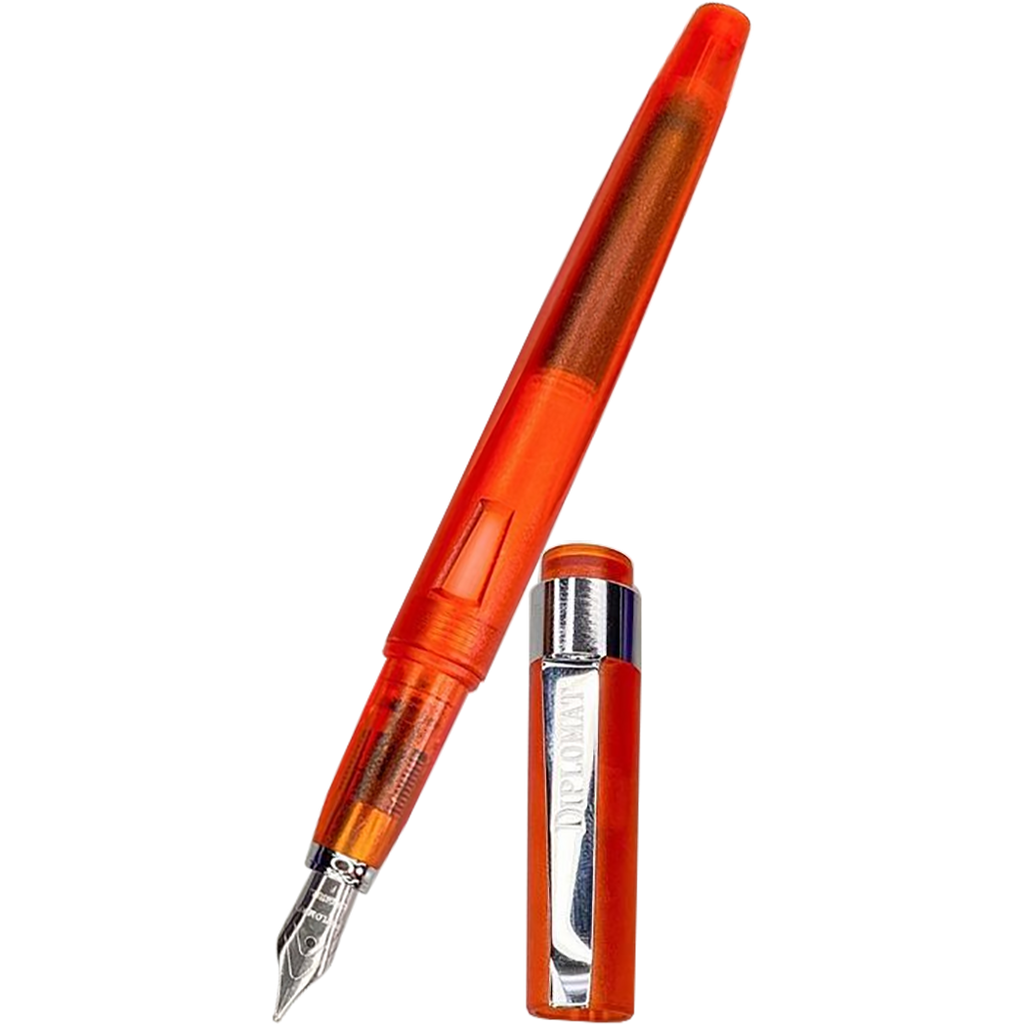 Diplomat Magnum Demo Fountain Pen - Orange-Pen Boutique Ltd