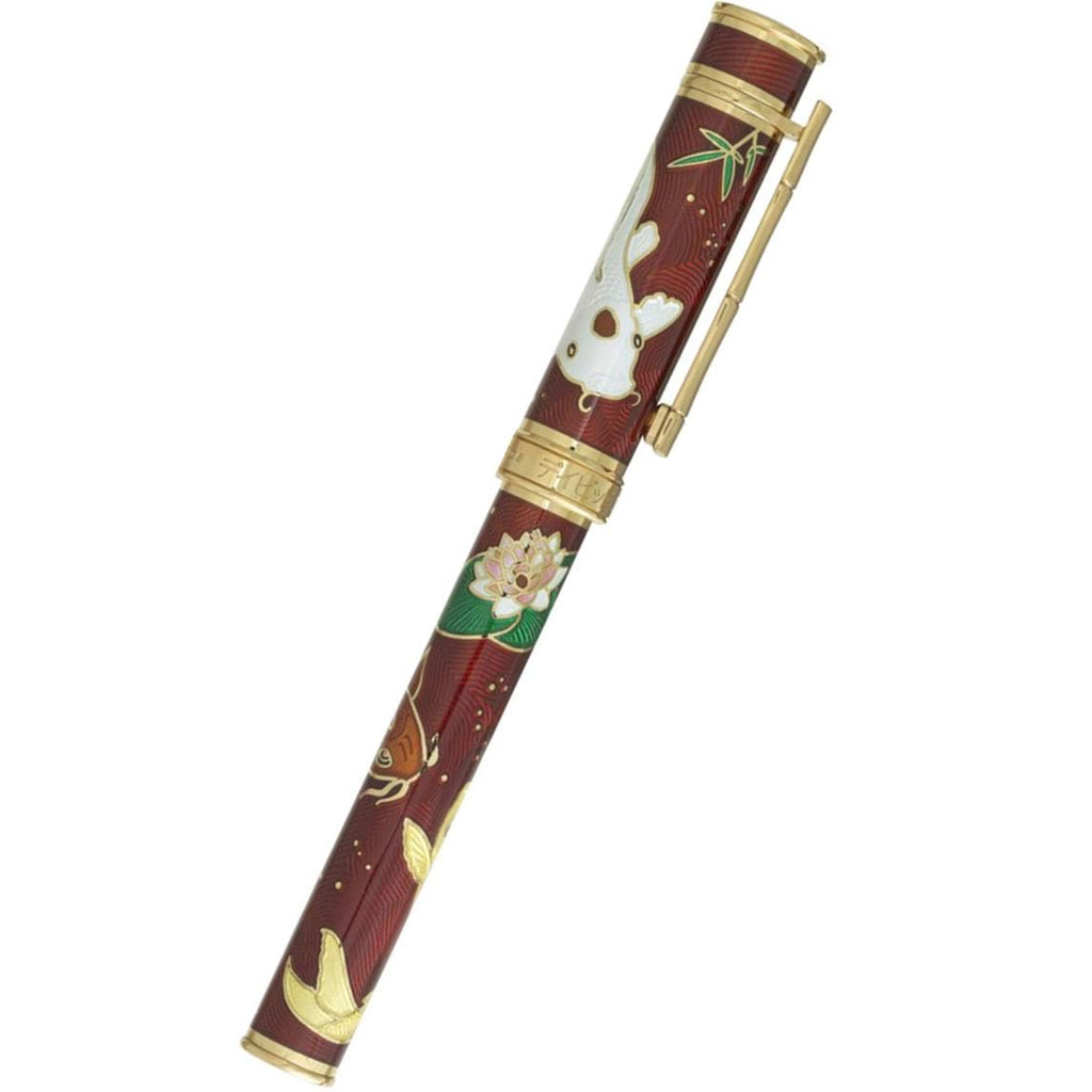 David Oscarson Koi Rollerball Pen - Ruby Red - Pen Boutique Ltd
