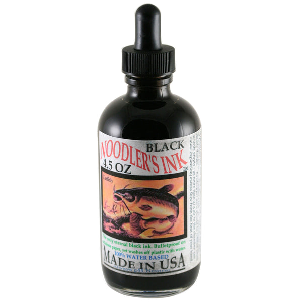 Noodler's Ink Black 4.5 oz Ink Bottle Eye Dropper-Pen Boutique Ltd