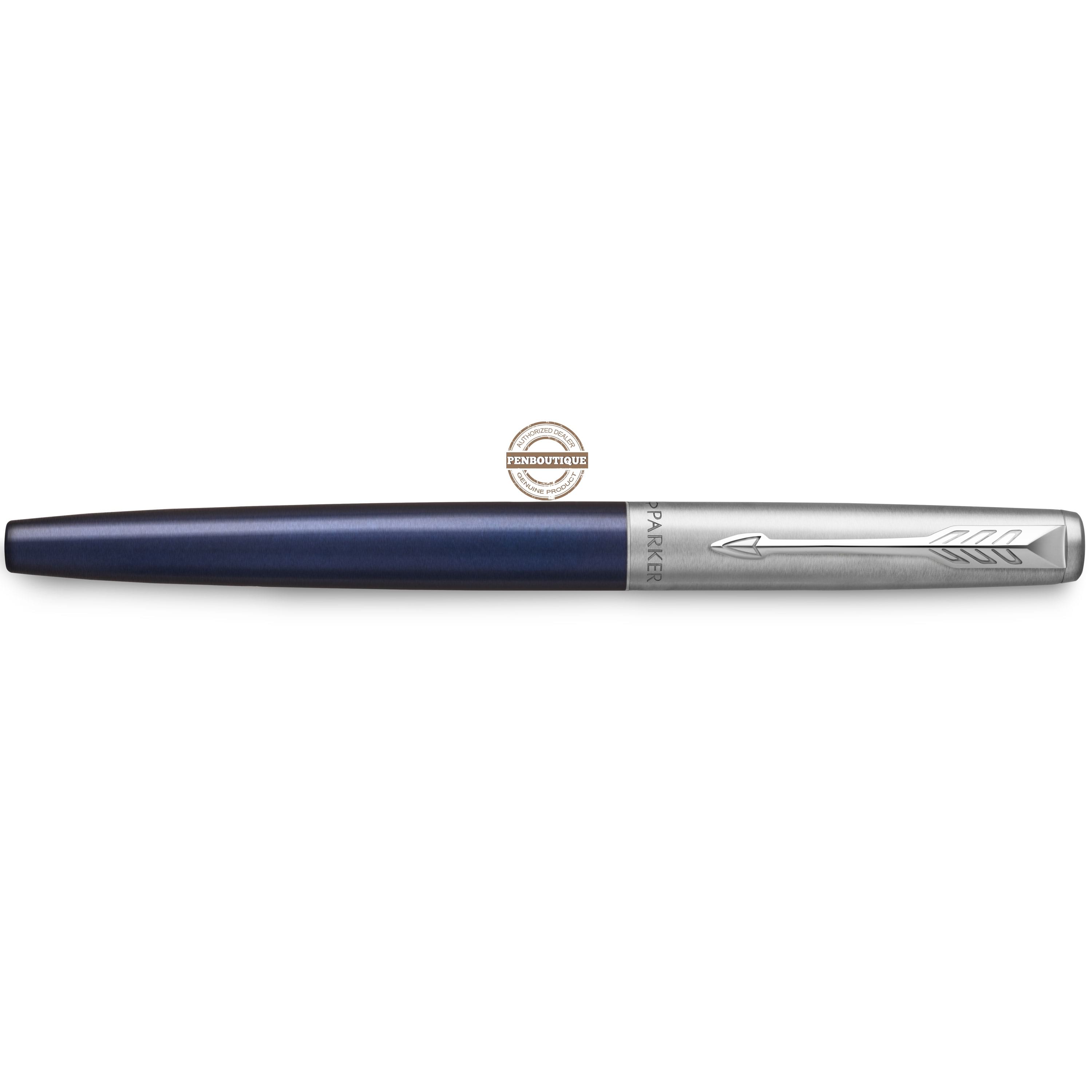 Parker Jotter Fountain Pen - Chrome Trim - Royal Blue-Pen Boutique Ltd