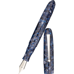 Edison Collier Fountain Pen - Nighthawk - Stainless Steel Nib-Pen Boutique Ltd