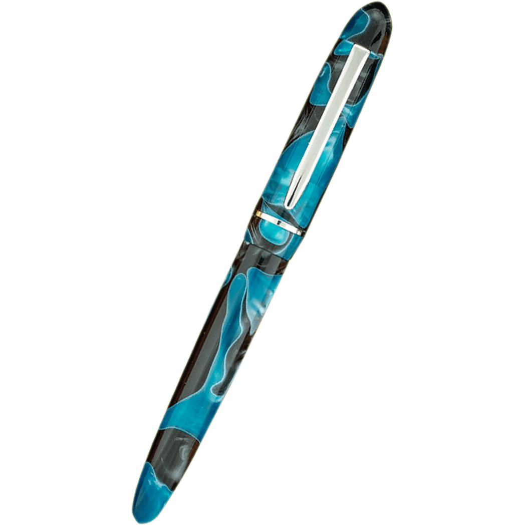 Edison Menlo Fountain Pen - Blue Grotto-Pen Boutique Ltd